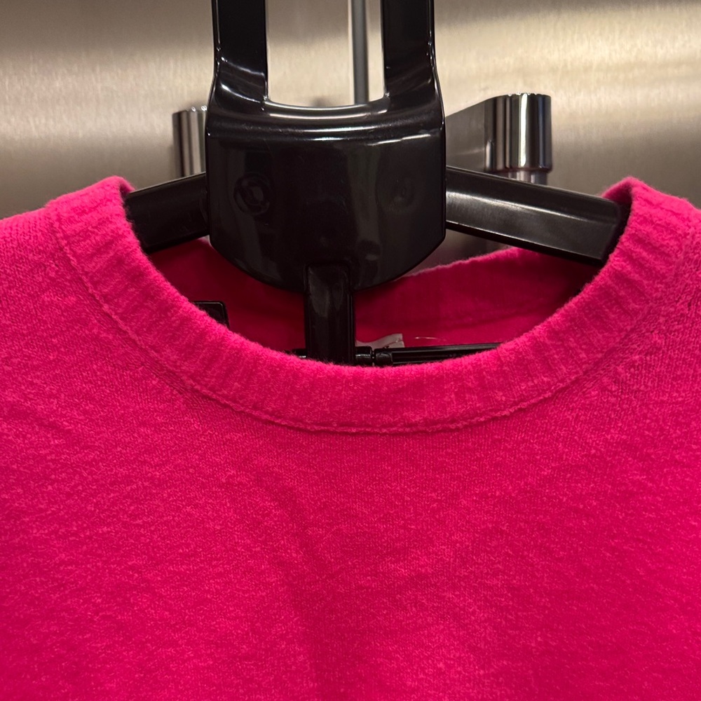 J. Crew Women's Crew Neck Sweater - Bright Pink - Picture 2 of 12